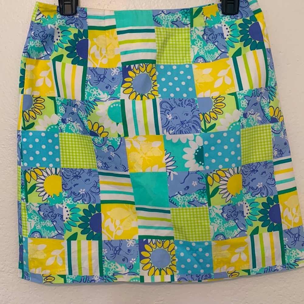 Vintage Lilly Pulitzer patchwork skirt